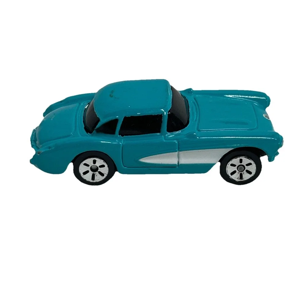Maisto '57 Chevrolet‎ Corvette Aqua Fresh Metal 1:64 Car  VGC